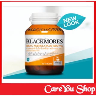 Blackmores Bio C Acerola Plus 1500 mg วิตามินซี ไบโอ ซี อะซีโรลา พลัส 1500 มก. ขนาด 40 เม็ด ((พร้อมส่ง))