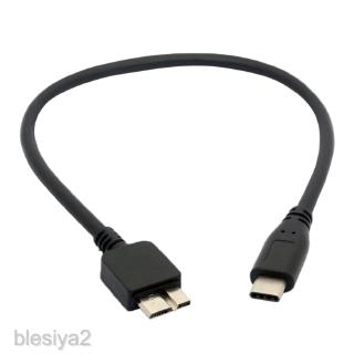 [BLESIYA2] USB 3.1 Type-C Male to Micro B Male Cable Connector For Hard Drive 5Gbps