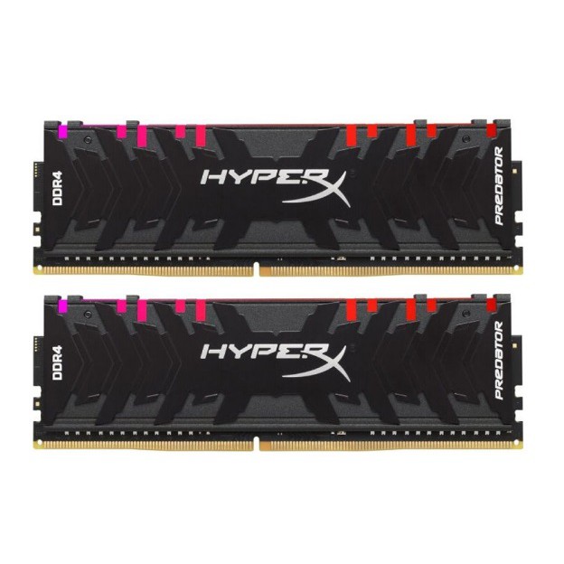 8GB ( 8GBx1 ) DDR4/2933 RAM PC (แรมพีซี) KINGSTON HyperX PREDATOR RGB ( HX429C15PB3AK2/16 )