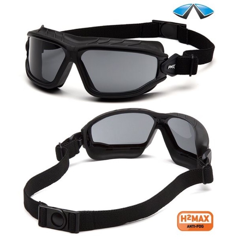 แว่นกันลม แว่นกันฝ้า Pyramex Torser smoke lens เป็นแว่น Goggle