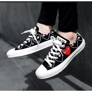 รองเท้าผ้าใบ Converes Play Comme des Garçons Play X Converes Chuck Taylor All star ‘70 มี 2 สี ดำ-กรีน สินค้าพร้อมกล่อง📦