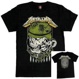 Metallica - เสื้อยืด ลาย SEEK AND DESTROY (ร็อคกี้)