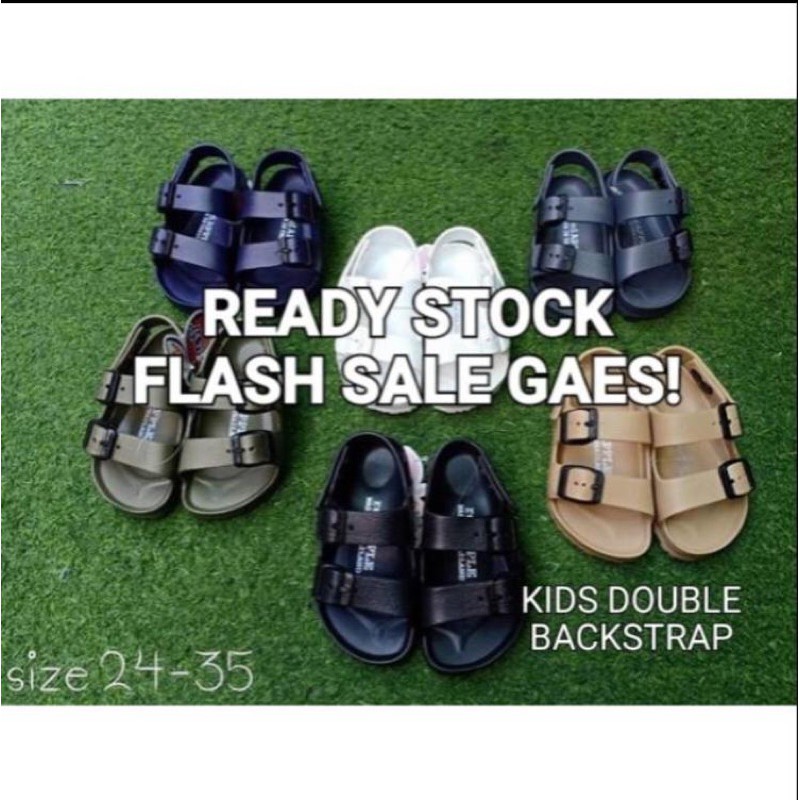 แอปเปิ้ลสีแดงรองเท้าแตะเด็กดับเบิลสายคล้อง Bg 2569