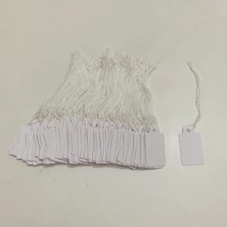 Paper tag ป้ายราคาจิวเวลรี่ กระดาษป้ายราคา บรรจุขาย 100 ชิ้น/ห่อ มี 2 ขนาด และหลายสีให้เลือก