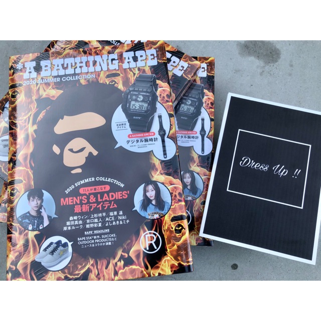 BAPE MAGAZINE 2020 COLECTION  แถมนาฬิกาข้อมือ