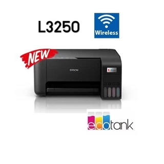 Epson EcoTank L3256/L3250/ L3350 Wi-Fi All-in-One ปริ้นผ่านมือถือ *พร้อมหมึกพรีเมี่ยม 4 สี 1 ชุด