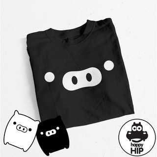 เสื้อแขนสั้นลาย Monokuro boo ดำ