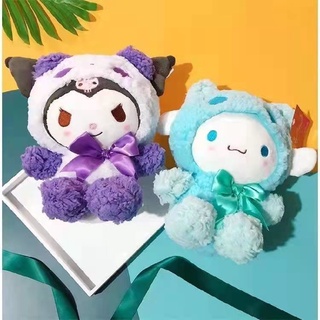 Sanrio Kulomi Meletti Yugui Big Ear Dog Transits Panda Sheep หมอนตุ๊กตาของเล่นสําหรับเด็ก