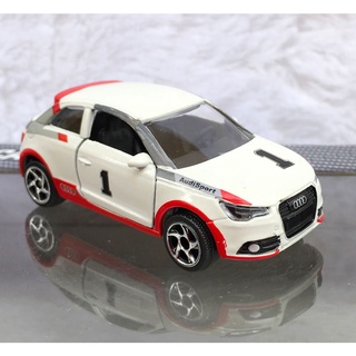 Majorette Audi A1 - Racing no.1 - White Color /Wheels 5SV /scale 1/58 (3 inches) no Package