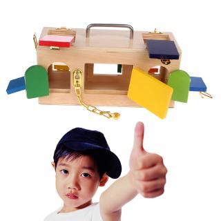 OMG* Montessori Colorful Lock Box Kids Educational Training Toys