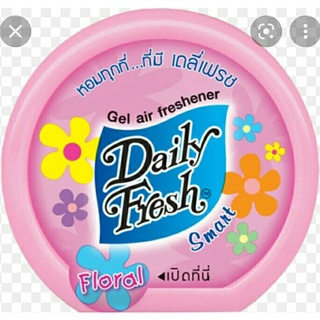 กลิ่น Floral ก้อนดับกลิ่น เดลี่เฟรช สมารทเจล Daily Fresh Smart gel ก้อนดับกลิ่นในห้องน้ำ ห้องนอน ห้องทั่วไป ก้อนดับกลิ่น