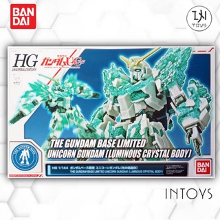 P-BANDAI - (HG) THE GUNDAM BASE LIMITED UNICORN GUNDAN [ LUMINOUS CRYSTAL BODY ] (Gunpla​/Gundam Model Kits)