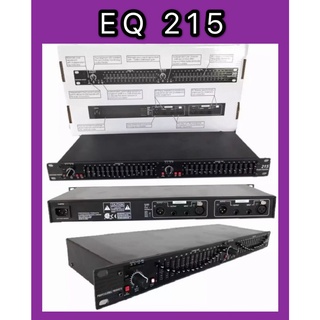 EQ-215 Dual Channel 15-Band Equalizer 1U Rack Mount - intlLXJ YCH 215