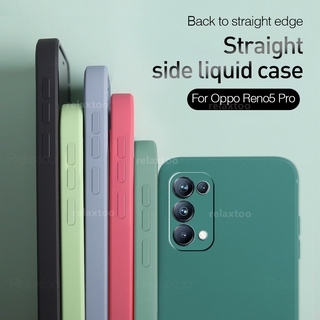 เคสโทรศัพท์ซิลิโคนสําหรับ Oppo Reno5 Pro Reno 5 Pro 5G 4G