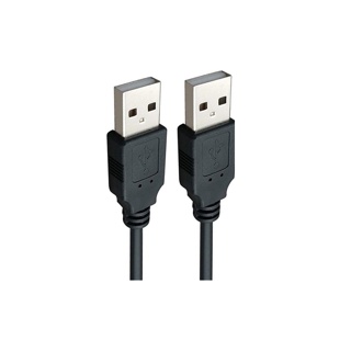  สาย USB ตัวผู้ 2 หัว Type-A USB 2.0 สายเคเบิ้ล สายเชื่อมต่ออุปกรณ์ สำหรับ HDD,เครื่องอ่านการ์ด,เครื่องพิมพ์,กล้อง,พัดลม