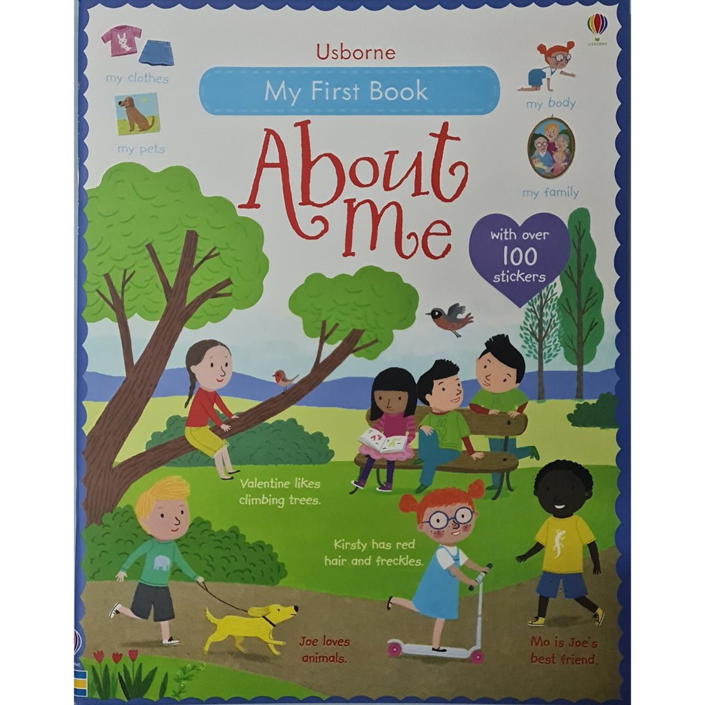 หนังสือสติ๊กเกอร์ Usborne Sticker Book พร้อมสติ๊กเกอร์