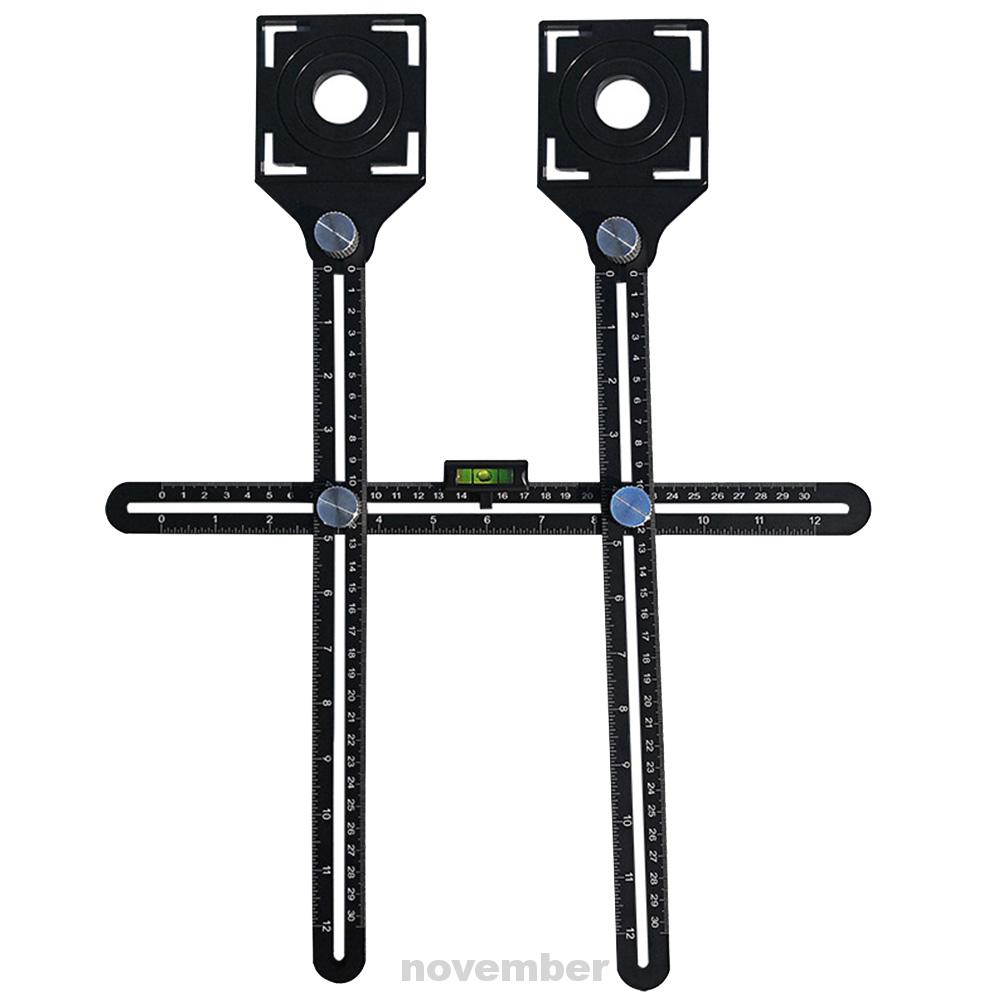 Hole Locator Universal Adjustable Double Head Template Cutter Guide ...