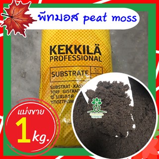 🌈พีทมอส (Peat moss) 🌈 พีชมอส วัสดุปลูก นำเข้าจากฟินแลนด์ คุณภาพสูง ดินปลูกต้นไม้ เพาะเมล็ดอัตราการงอกสูง ขนาด 1 กิโล