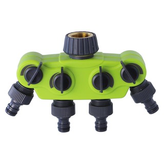 TAP DGH2112 3/4" TAP MALE HOSE FITTING ข้อต่อสวมก๊อก 4 ทิศทาง  DGH2112 ข้อต่อสายยาง อุปกรณ์รดน้ำต้นไม้ สวนและอุปกรณ์ตกแต