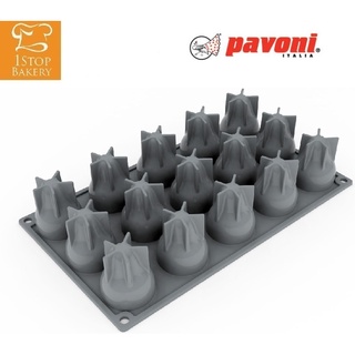 Pavoni GG037S Silicone Mould Gourmand Line Pears 15 impr./พิมพ์ซิลิโคน