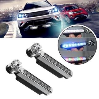 wind powered 8 led super bright drl daytime running โคมไฟตัดหมอกสําหรับติดรถยนต์