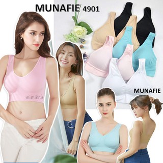 [SB- 4901] mimibra MUNAFIE Sport bra สปอร์บรา ชุดชั้นในคนอ้วน เสื้อชั้นใน