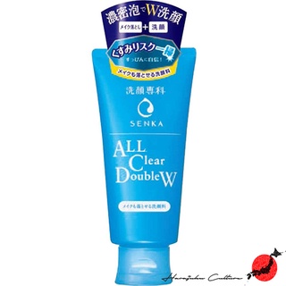 【ผลิตในประเทศญี่ปุ่น】Senka All Clear Double Facial Wash W - 120g【ส่งตรงจากประเทศญี่ปุ่น &amp; ของแท้ 100% 】