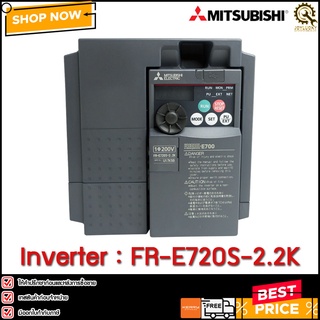 Inverter Mitsubishi FR-E720S-2.2K ,2.2KW 220VAC 1PH Output 3PH**TH