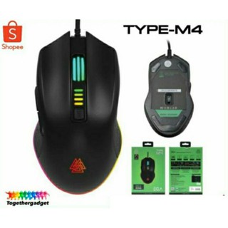 EGA TYPE-M4 GAMING MOUSE เม้าส์เกมมิ่ง มาโคร LED Spectum