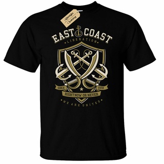 เสื้อยืด พิมพ์ลาย East Coast LIBERATION สําหรับผู้ชายS-5XL