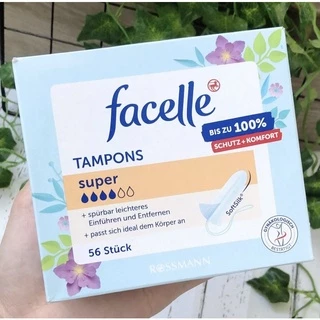 Facelle ผ้าอนามัยแบบสอด นำเข้าจากเยอรมันนี ใส่ง่าย สะอาดปลอดภัยมาตราฐานยุโรป