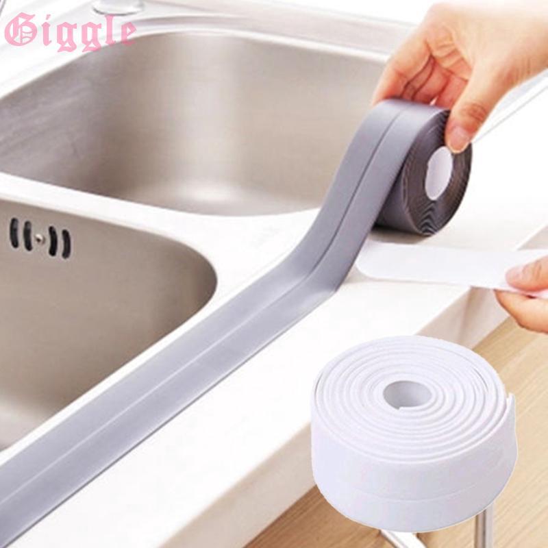 Self Adhesive Waterproof Anti-moisture Bathroom PVC Wall Sticker Tape Kitchen