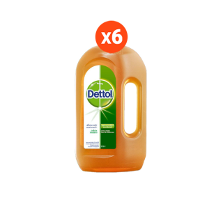 Dettol เดทตอล น้ำยาฆ่าเชื้อโรค ไฮยีน มัลติ-ยูส ดิสอินแฟคแทนท์ 1200 มล. X6