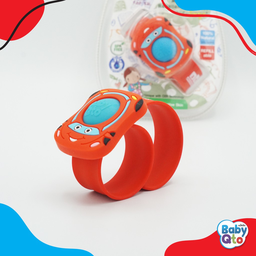 BabyQto เบบี้คิวโตะ สายรัดข้อมือกันยุงลายรถแข่ง - รูปที่ 2