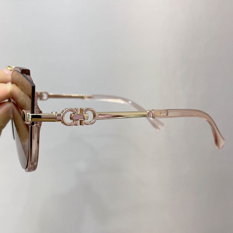 ผู้หญิงริมทะเลวันหยุดแว่นตากันแดดป้องกันรังสียูวีบุคลิกภาพแฟชั่นไล่โทนสีสีเลนส์แว่นตา - รูปที่ 6