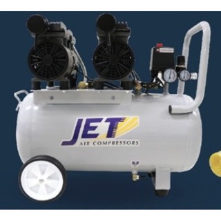 ปั๊มลม Oil free JETT JOS-250 1.5HP ถัง 50 ลิตร