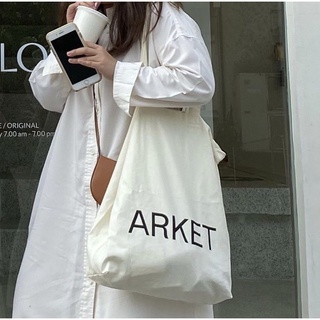 พรีออเดอร์ กระเป๋าผ้า ARKET Canvas tote มินิมอลน่ารักมากกกกก