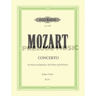 (โค้ดINCSM2Lลด70฿) (Violin and Orchestra) Mozart: Concerto No.2 in D K211 (EP2193f)