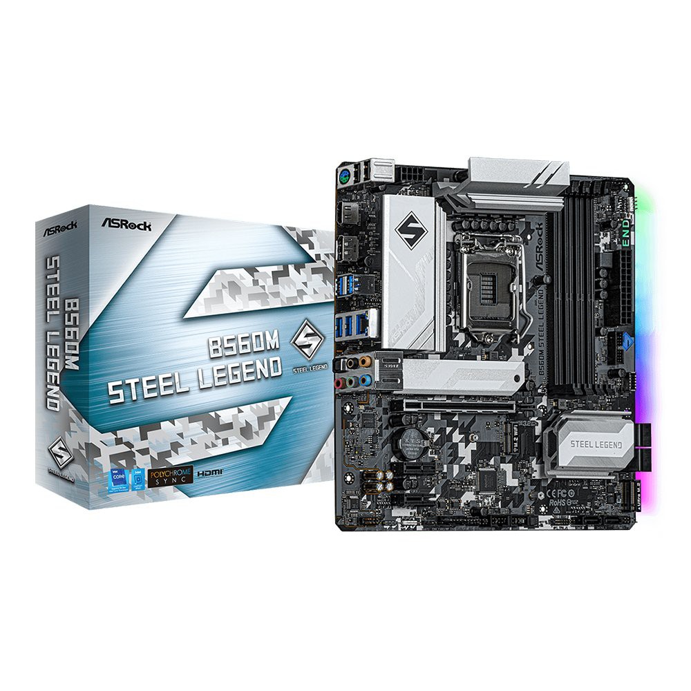 ASROCK MAINBOARD B560M STEEL LEGEND LGA 1200
