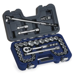 Block screwdriver 1/2" Drive Socket Set Hand tools Hardware hand tools ไขควงบล็อก ชุดลูกบ็อกซ์ BLUE POINT ขนาด 1/2" เครื