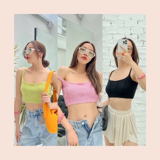 Helen Knit Cropped top 🍎🫐🍋🍊