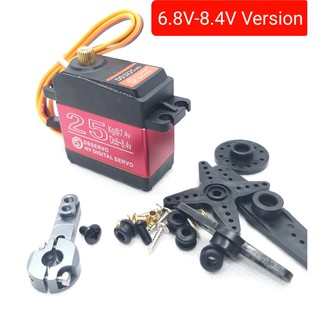 เซอร์โว รุ่นใหม่รับไฟได้ถึง  8.4V DSSERVO DS3225 -HV DS3235  25 กก. Digital servo เมทัลเกียร์แรงบิดสูง Servo ดิจิตอล