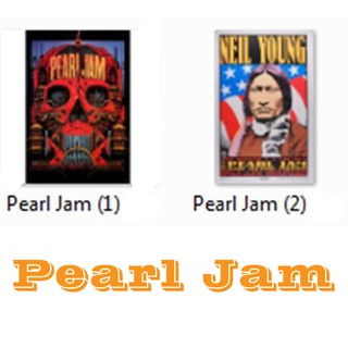 โปสเตอร์ รูปภาพ Pearl Jam (2แบบ) เพิร์ลแจม โปสเตอร์ วงดนตรี ภาพวงดนตรี โปสเตอร์ติดผนัง โปสเตอร์สวยๆ poster ส่งEMSให้ครับ