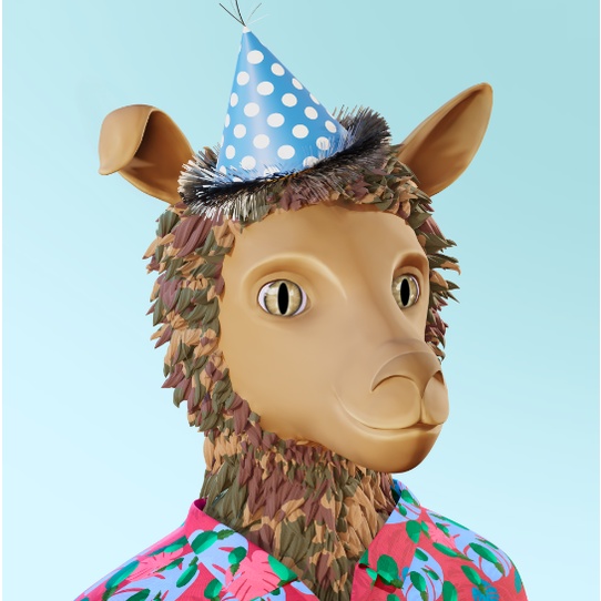 Lazy Llama เอ็นเอฟที เกมเมตาเวิร์ส ที่ดินในเกม เอด้า คาร์ดาโนเชน มี policy id ถูกต้องส่งได้ทันที NFT