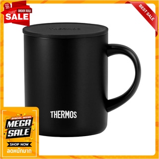 ถ้วยน้ำสุญญากาศพร้อมฝา THERMOS JDG-350C 350 มล. สีดำ ภาชนะใส่น้ำและน้ำแข็ง VACUUM INSULATED MUG THERMOS JDG-350C 350ML B