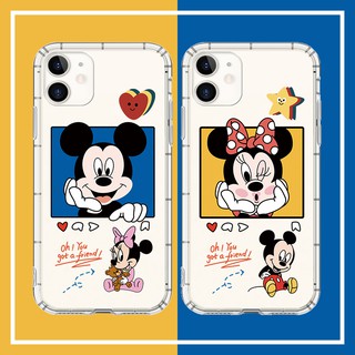 เคสโทรศัพท์มือถือแบบนิ่ม TPU ใส ลายการ์ตูนดิสนีย์น่ารัก สําหรับ IPhone 13 14 Pro 12 mini 11 Pro Max Xr 6s 7 8 Plus Xs Max