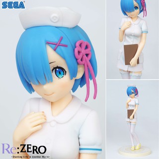 Model Figure งานแท้ ฟิกเกอร์ โมเดล Sega Re Zero รีเซทชีวิต ฝ่าวิกฤตต่างโลก Starting Life in Another World Rem เรม Nurse