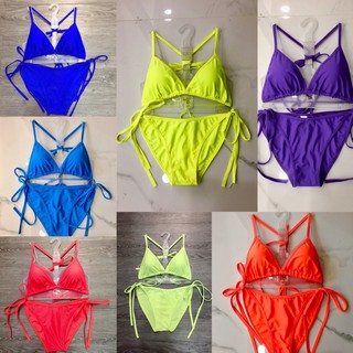 บิกินี สีเพิ่มเติม Bikini น้ำเงิน ฟ้าเข้ม เขียวมะนาว ม่วง โอรสสะท้อนแสง ส้มสะท้อน เขียวสะท้อนแสง