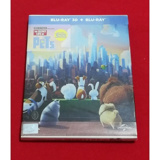 Blu-ray (3D+2D Steelbook) The Secret Life Of Pets เรื่องลับแก็งขนฟู