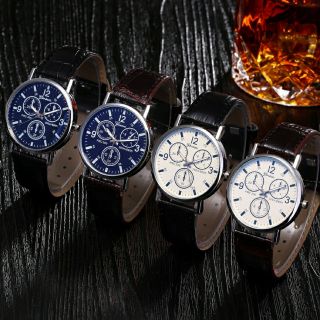 นาฬิกาข้อมือแฟชั่น Blu Ray Glass Watch Neutral Quartz Simulates The Wrist Watch